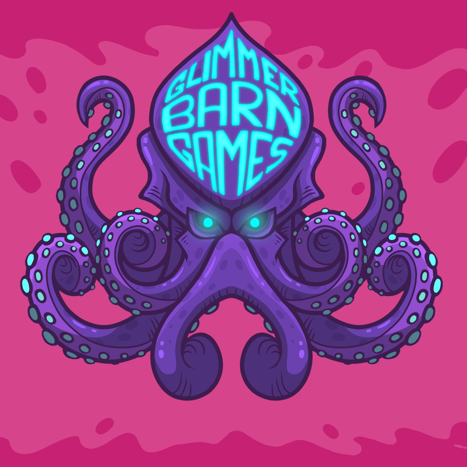 Glimmer Barn Games octopus logo
